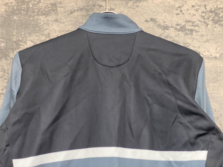 KD433 カステリ CASTELLI 長袖 サイクルジャージ グレー M 裏起毛 ※スレあり