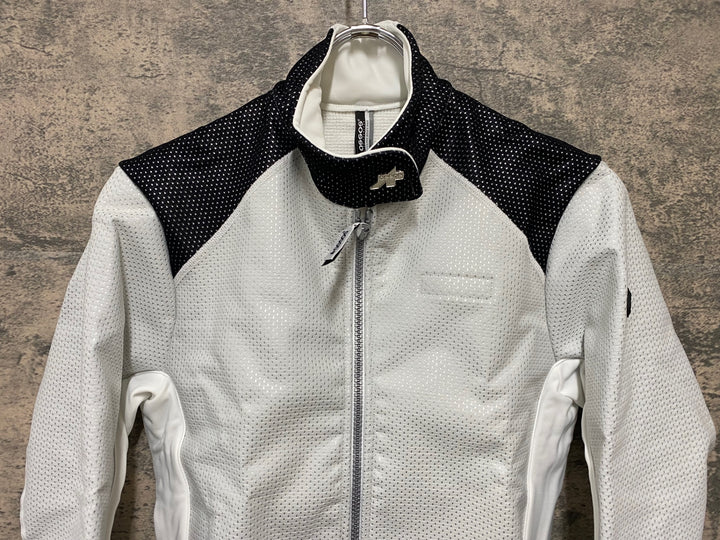 JQ174 アソス assos airJack 851 長袖サイクルジャケット 白 M 裏起毛