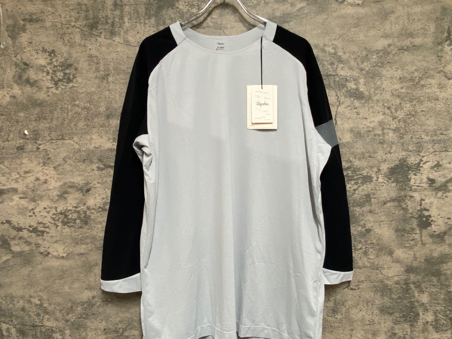 JH672 ラファ Rapha TRAIL 3/4 SLEEVE JERSEY シャツ グレー XXL