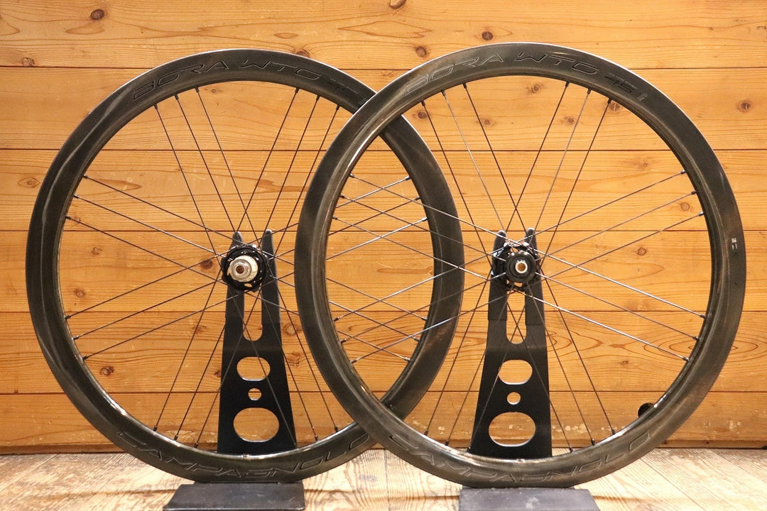 カンパニョーロ CAMPAGNOLO ボーラ BORA WTO 45 DB カーボン チューブレスレディ ホイールセット シマノ 11S/12S 【芦屋店】
