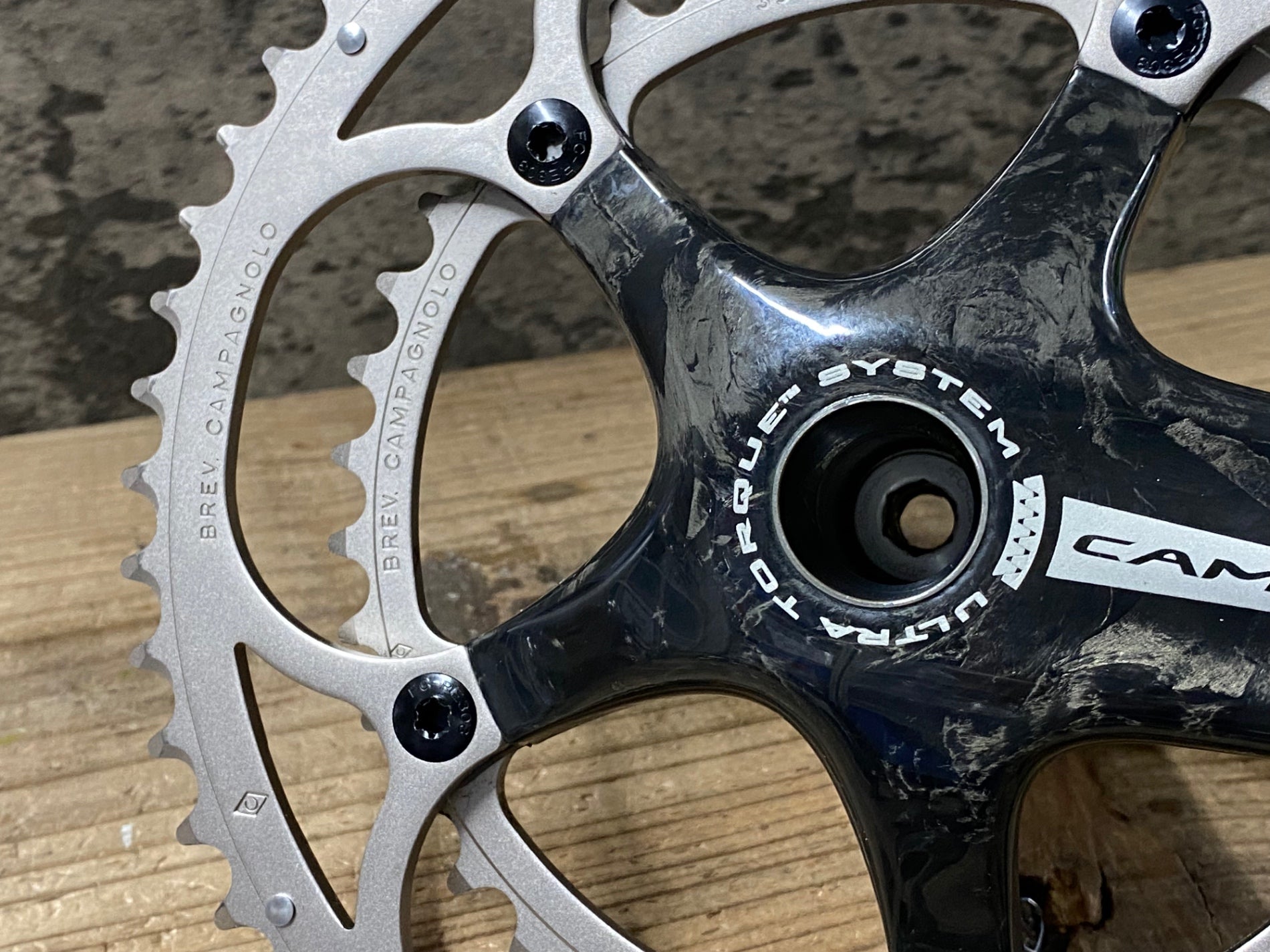IF409 カンパニョーロ CAMPAGNOLO レコード RECORD TITANIUM 2x10s