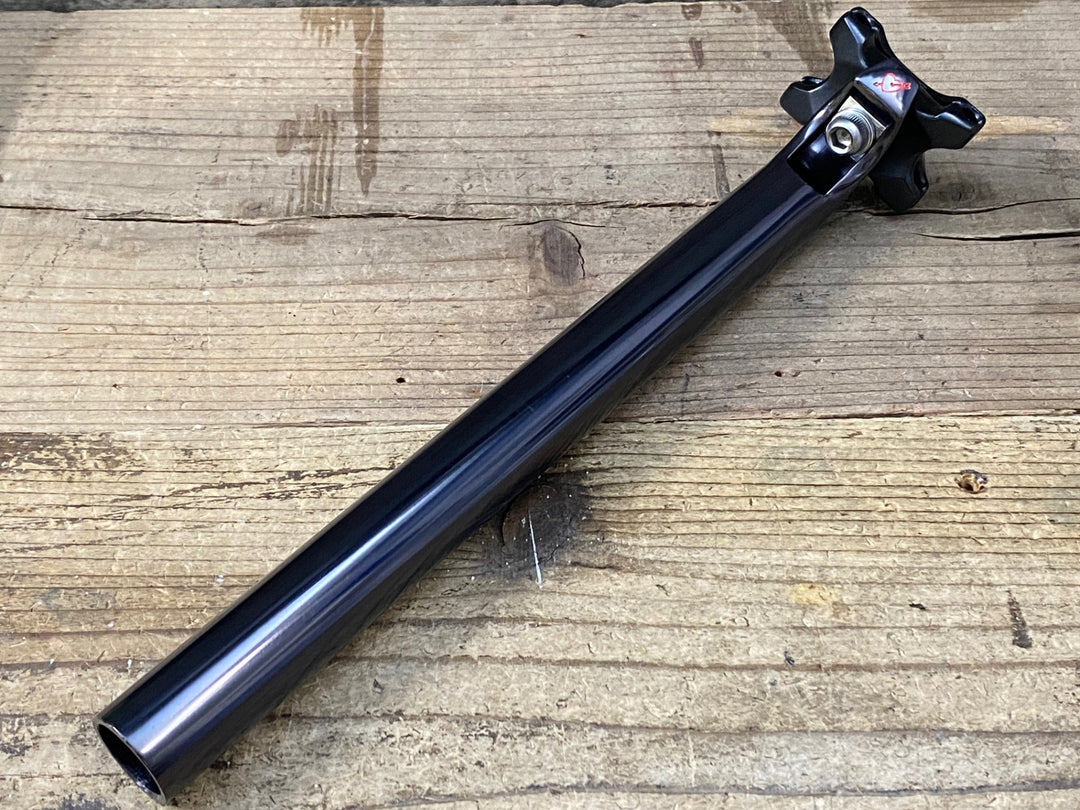 JV806 シムワークス ニットー 日東 SIM WORKS by NITTO BEATNIK アルミ シートポスト Φ27.2 300mm 黒