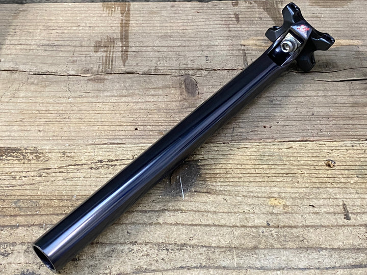 JV806 シムワークス ニットー 日東 SIM WORKS by NITTO BEATNIK アルミ シートポスト Φ27.2 300mm 黒