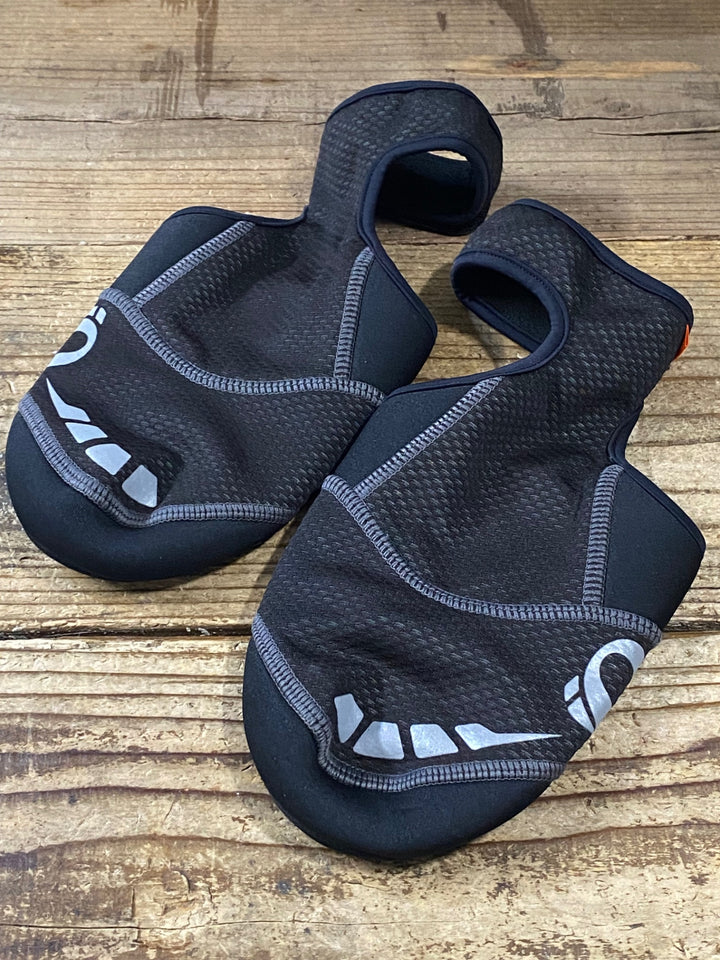KG612 パールイズミ PEARL iZUMi トゥーカバー 裏起毛 黒 L ※擦れ,小穴