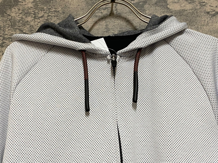 JR242 カフェドシクリステ Cafe du Cycliste Solenne 長袖 サイクルジャージ フード付 白 S