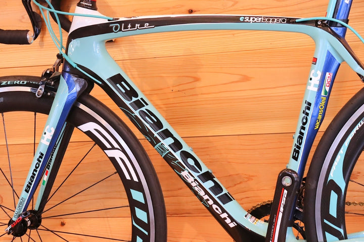 【限定チームレプリカ】ビアンキ BIANCHI オルトレ OLTRE ヴァカンソレイユ 2012モデル 55サイズ シマノ デュラエース 9000 MIX 11S カーボン ロードバイク 【千葉店】