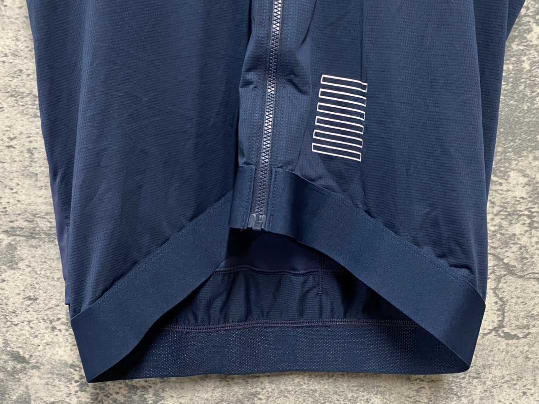 KC681 ラファ Rapha PRO TEAM TRAINING JERSEY 半袖 サイクルジャージ 濃紺 XL ※汚れ