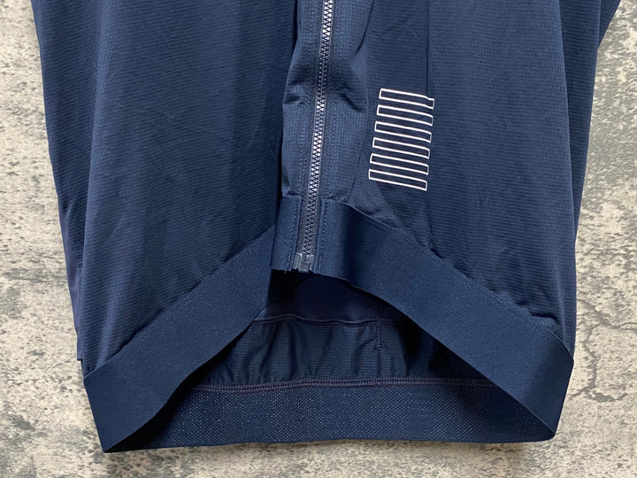 KC681 ラファ Rapha PRO TEAM TRAINING JERSEY 半袖 サイクルジャージ 濃紺 XL ※汚れ