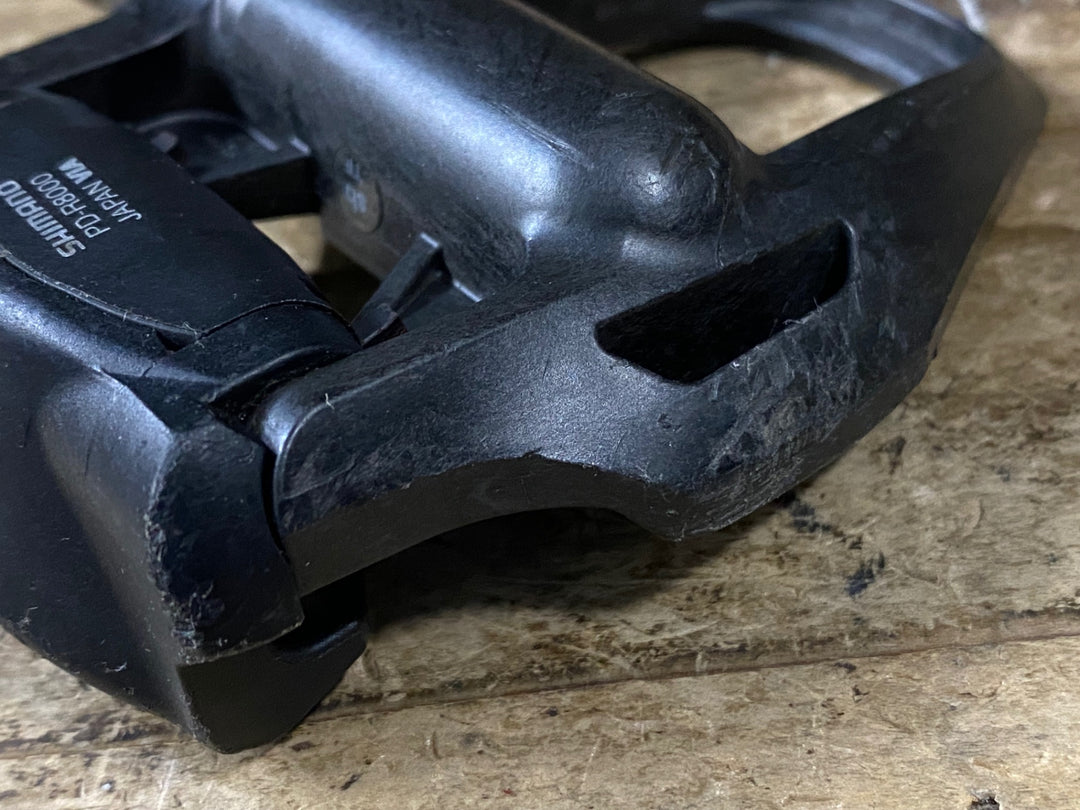 KE495 シマノ SHIMANO アルテグラ ULTEGRA PD-R8000 ビンディングペダル SPD-SL 黄クリート付