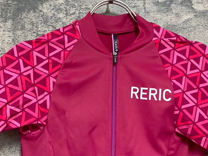 JV969 レリック reric Women's Himalia SS Jersey 半袖 サイクルジャージ ピンク S レディース