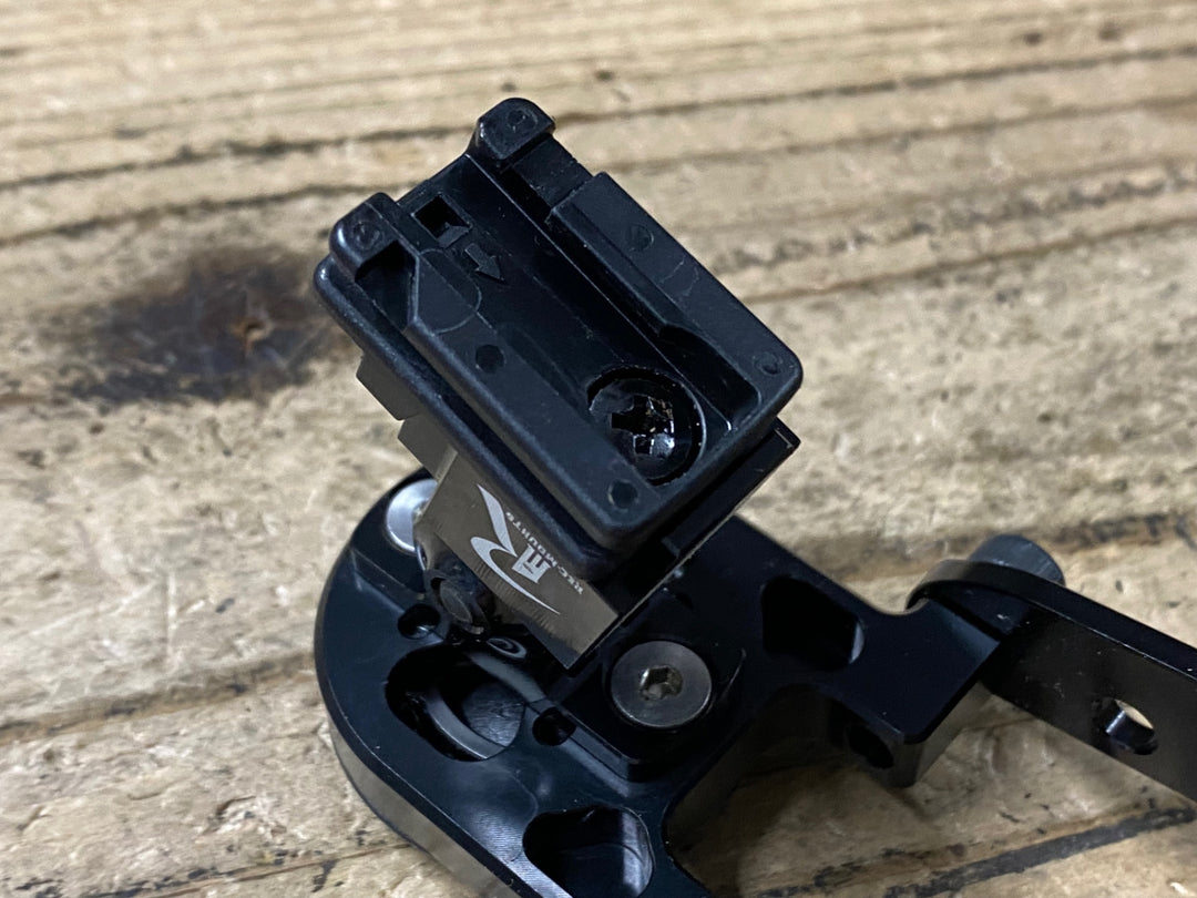 KA866 レックマウント REC-MOUNTS サイコンマウント Φ31.8 両持ち GARMIN用 キャットアイライトマウント付属