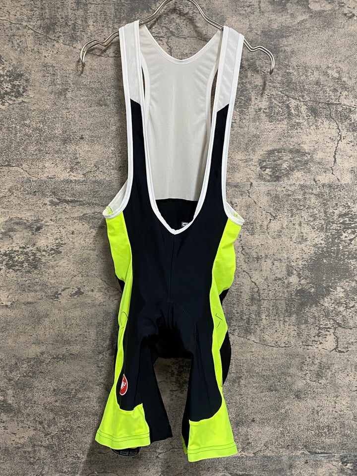KG451 カステリ CASTELLI ビブショーツ 黒 黃 XL