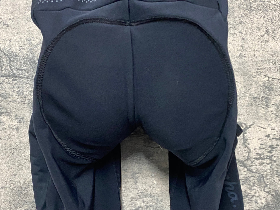 KA296 ラファ Rapha CARGO WINTER TIGHTS WITH PAD カーゴビブタイツ 黒 S 裏起毛