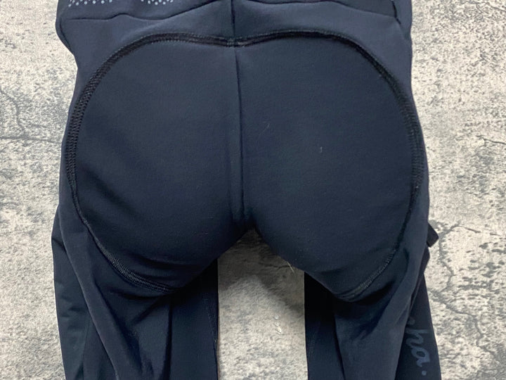KA296 ラファ Rapha CARGO WINTER TIGHTS WITH PAD カーゴビブタイツ 黒 S 裏起毛