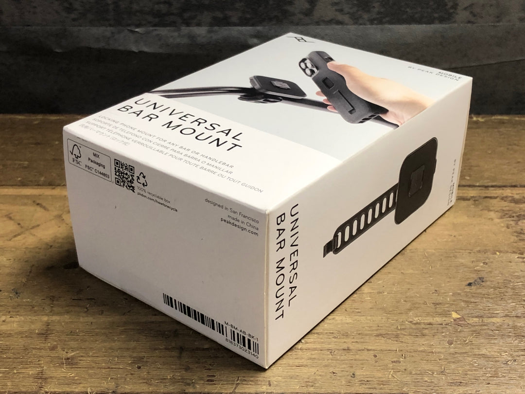 KE780 ピークデザイン PEAK DESIGN UNIVERSAL BAR MOUNT スマートフォン バーマウント 未開封