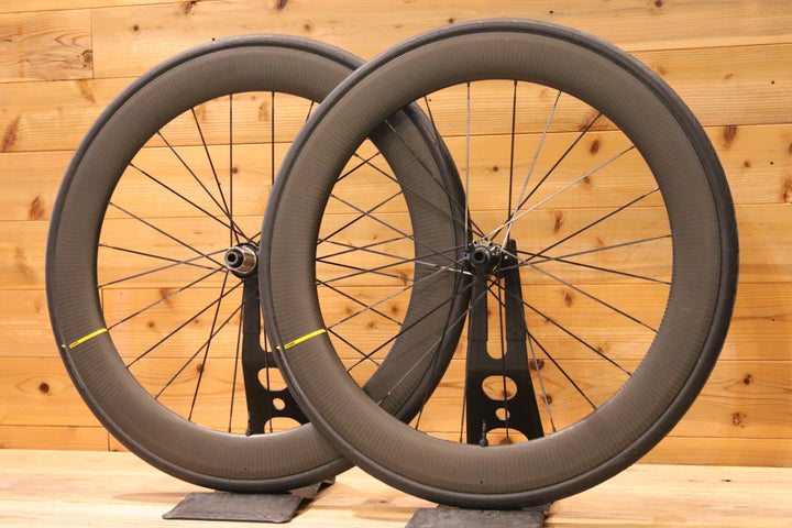 マヴィック MAVIC コメット COMETE プロ PRO CARBON UST DISC シマノ 11S 19C カーボン ロードバイク チューブレスレディ ホイールセット 【広島店】