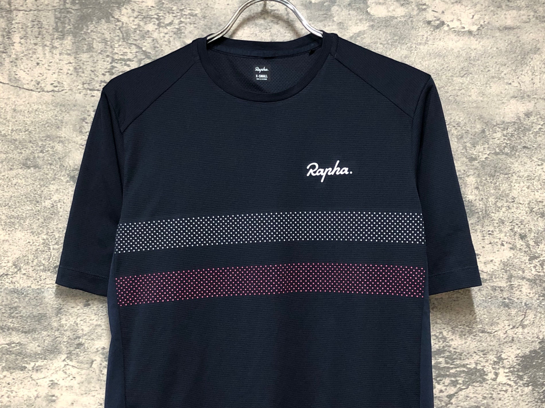 KD903 ラファ Rapha EXPLORE TECHNICAL T-SHIRT 半袖 Tシャツ 紺 XS