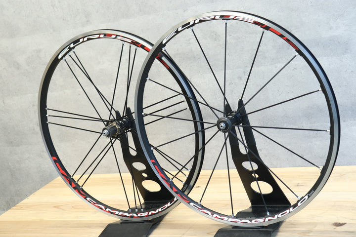カンパニョーロ CAMPAGNOLO ユーラス EURUS アルミ クリンチャー ホイールセット シマノ10S 15C 【さいたま浦和店】