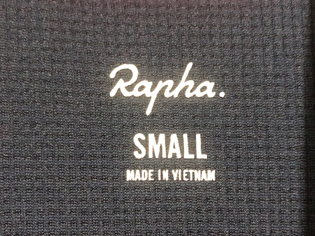 KM128 ラファ Rapha BREVET LIGHTWEIGHT JERSEY 半袖 サイクルジャージ 紺 S