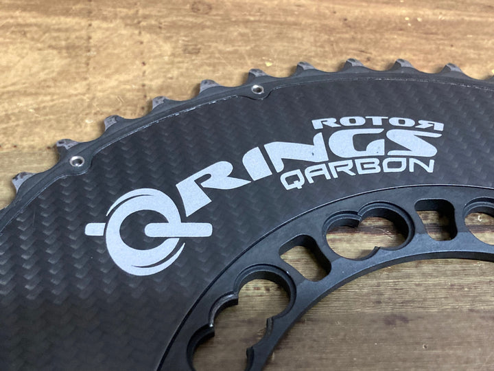 JP801 ローター ROTOR QARBON チェーンリングセット 53/36T 11S PCD110 5H