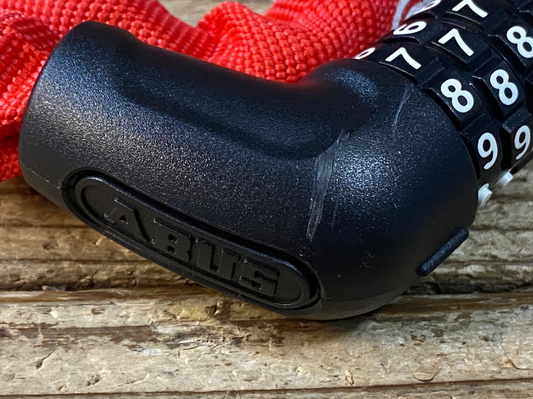 JX231 アブス ABUS 5805C ダイヤル式 チェーンロック レッド