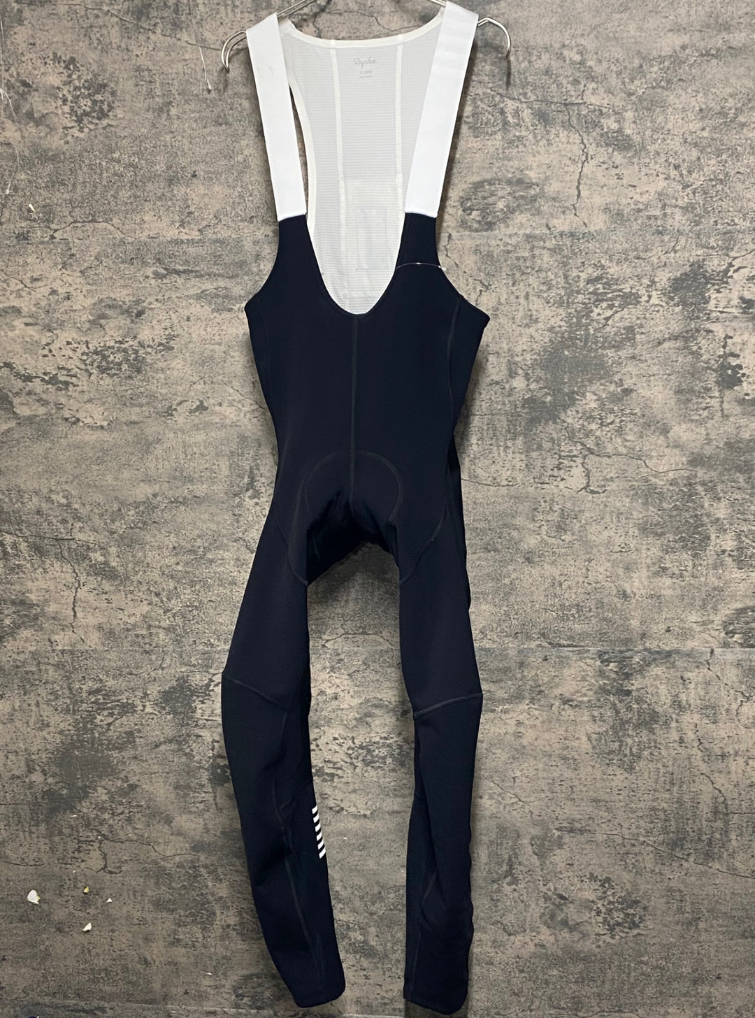 JW523 ラファ Rapha PRO TEAM WINTER TIGHTS WITH PAD Ⅱ ビブタイツ 黒 XL 裏起毛