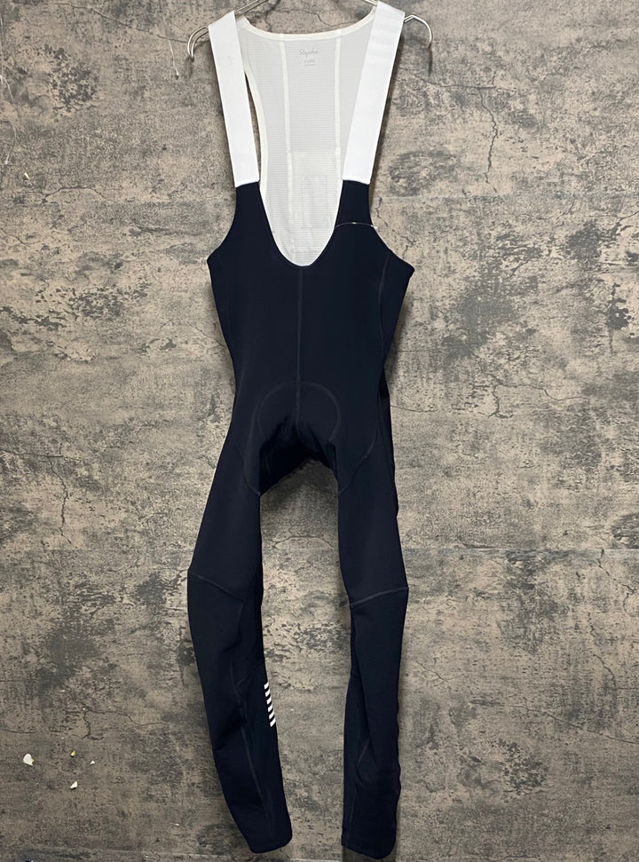 JW523 ラファ Rapha PRO TEAM WINTER TIGHTS WITH PAD Ⅱ ビブタイツ 黒 XL 裏起毛