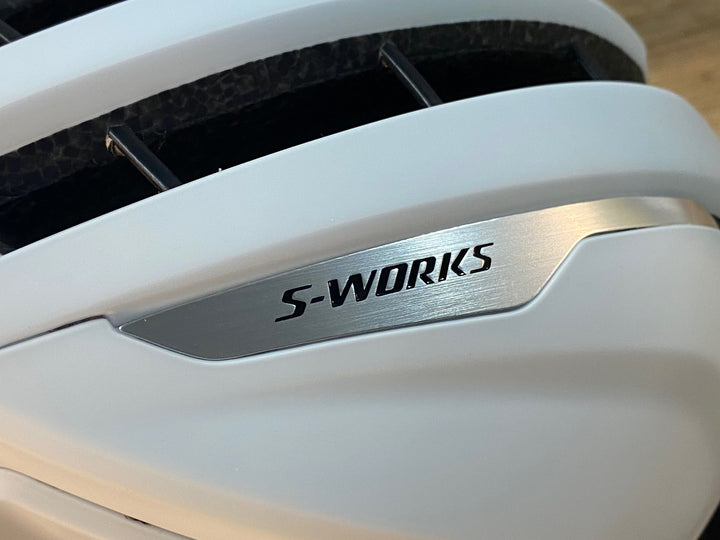 JM423 スペシャライズド SPECIALIZED エスワークス S-WORKS プリヴェイル PREVAIL 3 ヘルメット CE 白 ROUND S