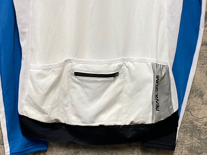 KC645 パールイズミ PEARL iZUMi 長袖 サイクルジャージ 水 白 XL