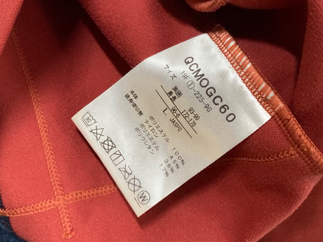 JW077 ルコックスポルティフ le coq sportif 長袖 サイクルジャージ 赤 L