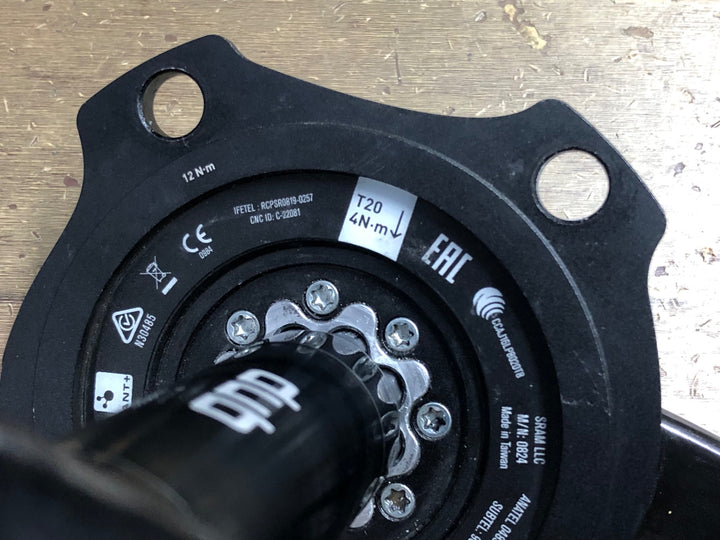 KK125 スラム SRAM フォース FORCE AXS パワーメーター クランクアーム セット 170mm 動作確認済