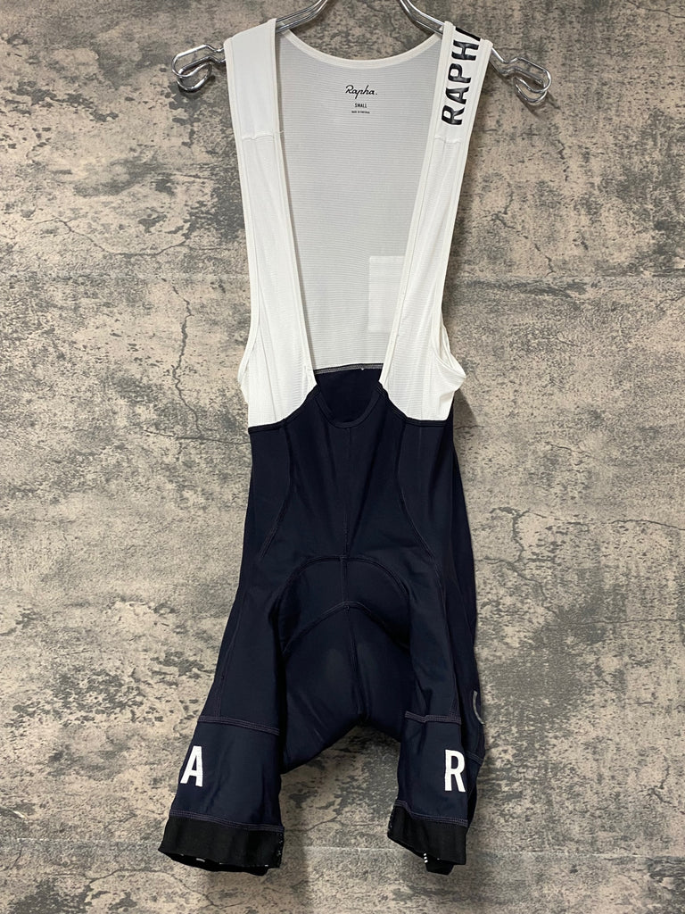 KH910 ラファ RAPHA PROTEAM BIB SHORTS ビブショーツ 黒 S ※ロゴ割れ