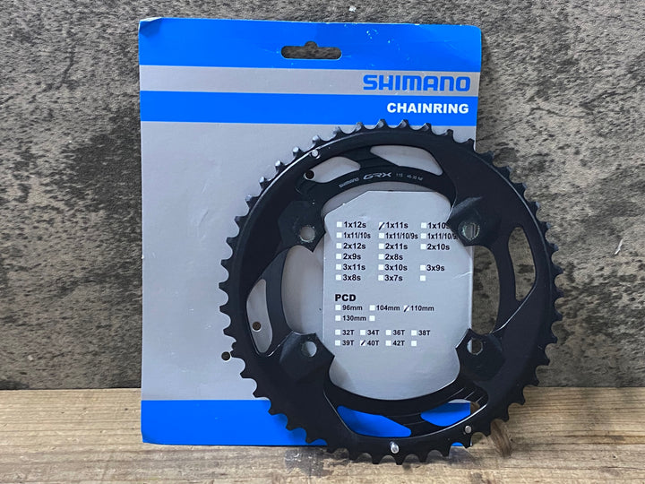 JS304 シマノ SHIMANO GRX FC-RX600 40T チェーンリング 46T アウターのみ