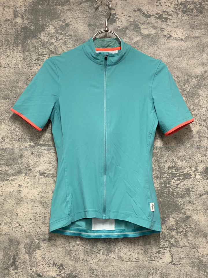 JX639 ラファ Rapha SOUPLESSE JERSEY 半袖 サイクルジャージ ターコイズ レディース S
