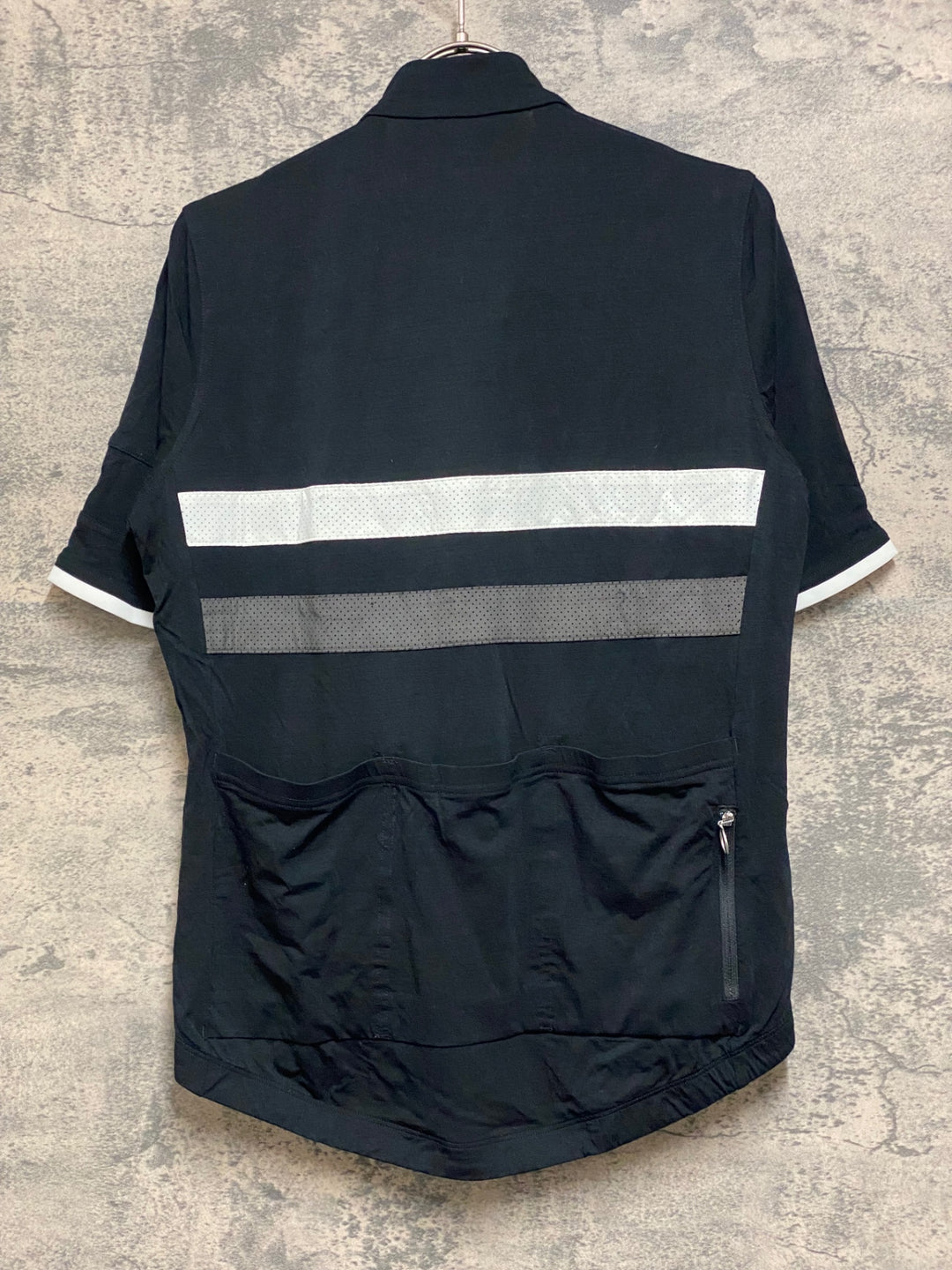 JO326 ラファ Rapha MEN'S WINDBLOCK BREVET JERSEY 半袖 サイクルジャージ 黒 M