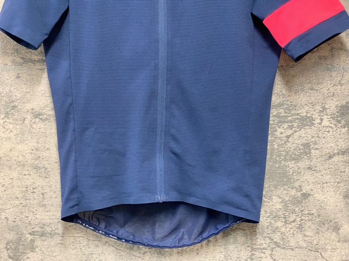 KJ277 ラファ Rapha CLASSIC FLYWEIGHT JERSEY 半袖 サイクルジャージ 青 XS