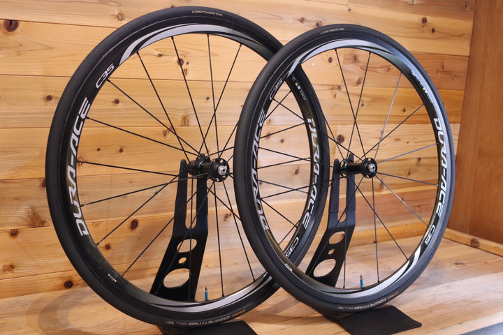 シマノ SHIMANO デュラエース DURA-ACE WH-9000-C35-TU シマノ 11S/12S カーボン チューブラー ロードバイク ホイールセット 【広島店】