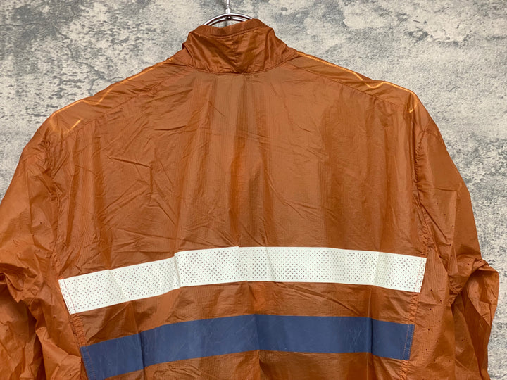 KB331 ラファ Rapha BREVET FLYWEIGHT WIND JACKET 長袖 サイクルジャケット オレンジ M