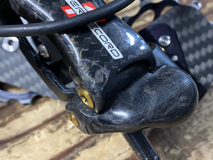 JX536 カンパニョーロ CAMPAGNOLO スーパーレコード SUPER RECORD EPS 4点セット  レバー FD RD バッテリー