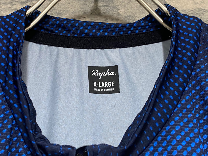 KL771 ラファ Rapha LIGHTWEIGHT RACE JERSEY 半袖 サイクルジャージ 青 XL