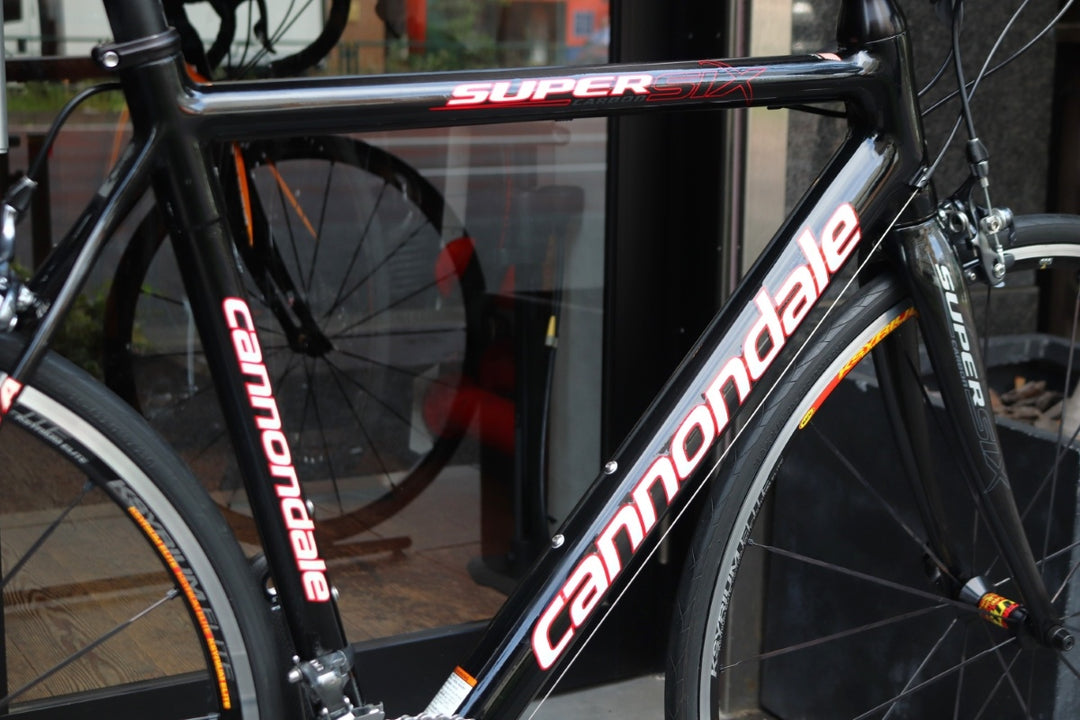 キャノンデール CANNONDALE スーパーシックス SUPERSIX 2008モデル 54サイズ シマノ アルテグラ 6600 10S カーボン ロードバイク 【東京南麻布店】