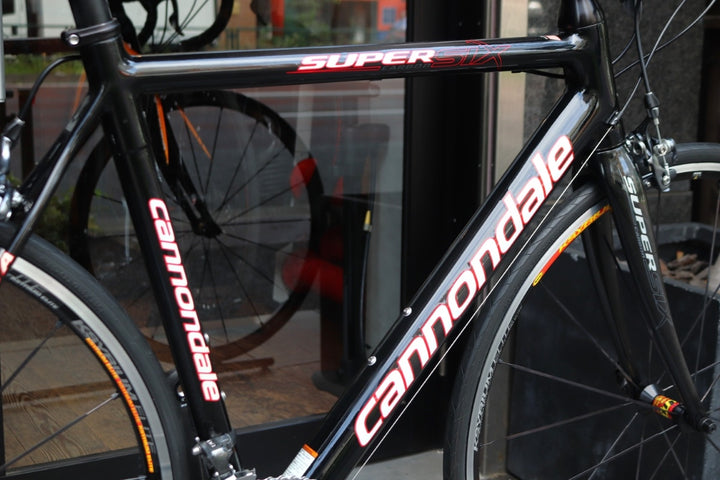 キャノンデール CANNONDALE スーパーシックス SUPERSIX 2008モデル 54サイズ シマノ アルテグラ 6600 10S カーボン ロードバイク 【東京南麻布店】