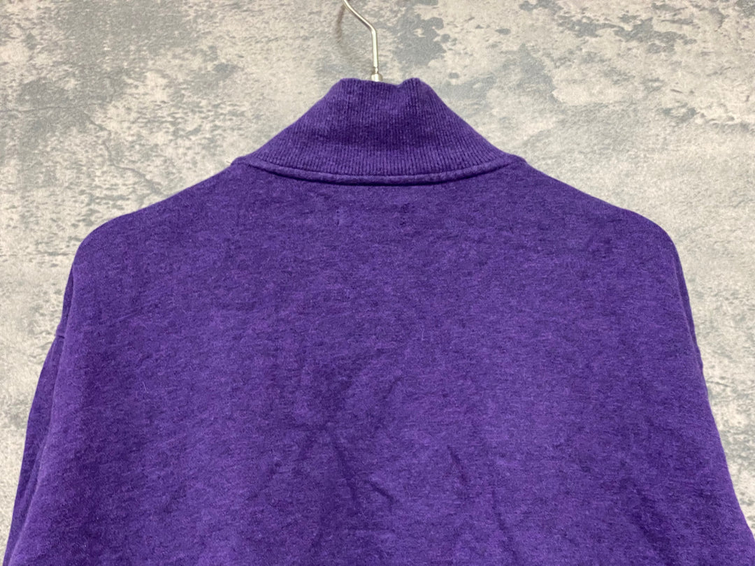 KF531 ラファ Rapha LOGO ZIP UP TRACK JACKET 長袖 サイクルジャケット 紫 M