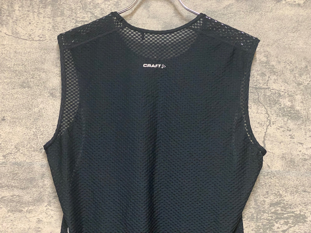 KD942 クラフト CRAFT ノースリーブ ベースレイヤー 黒 M