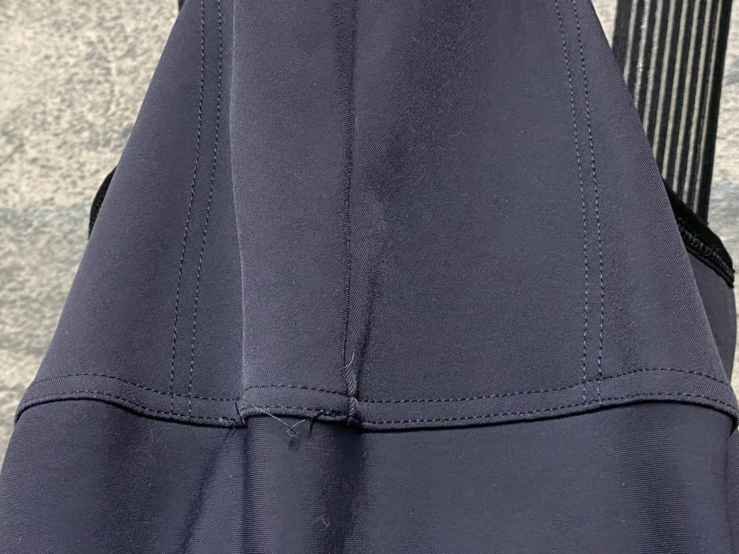 KG815 カステリ CASTELLI ロッソコルサ ROSSO CORSA ビブタイツ グレー M 裏起毛