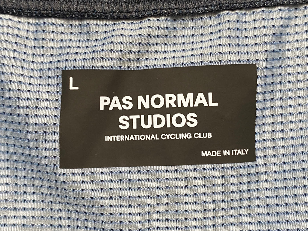 KA547 パスノーマルスタジオ PAS NORMAL STUDIOS MECHANISM JERSEY 半袖 サイクルジャージ 濃紺 L