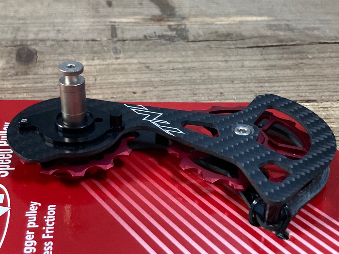 KC086 TNI SPEED プーリー SHIMANO 9100用 カーボン (12/16T) フルセラミック プーリー