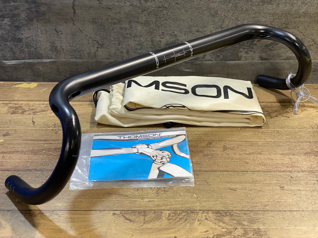 JQ913 トムソン THOMSON CARBON DROP BAR GRAVEL カーボン ドロップハンドル Φ31.8 ブラケットC-C460ｍｍ