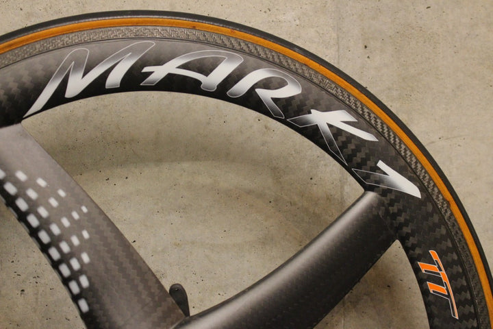 ゼンティス XENTIS マーク1 MARK1 TT カーボン チューブラー フロントのみ バトンホイール 【福岡店】