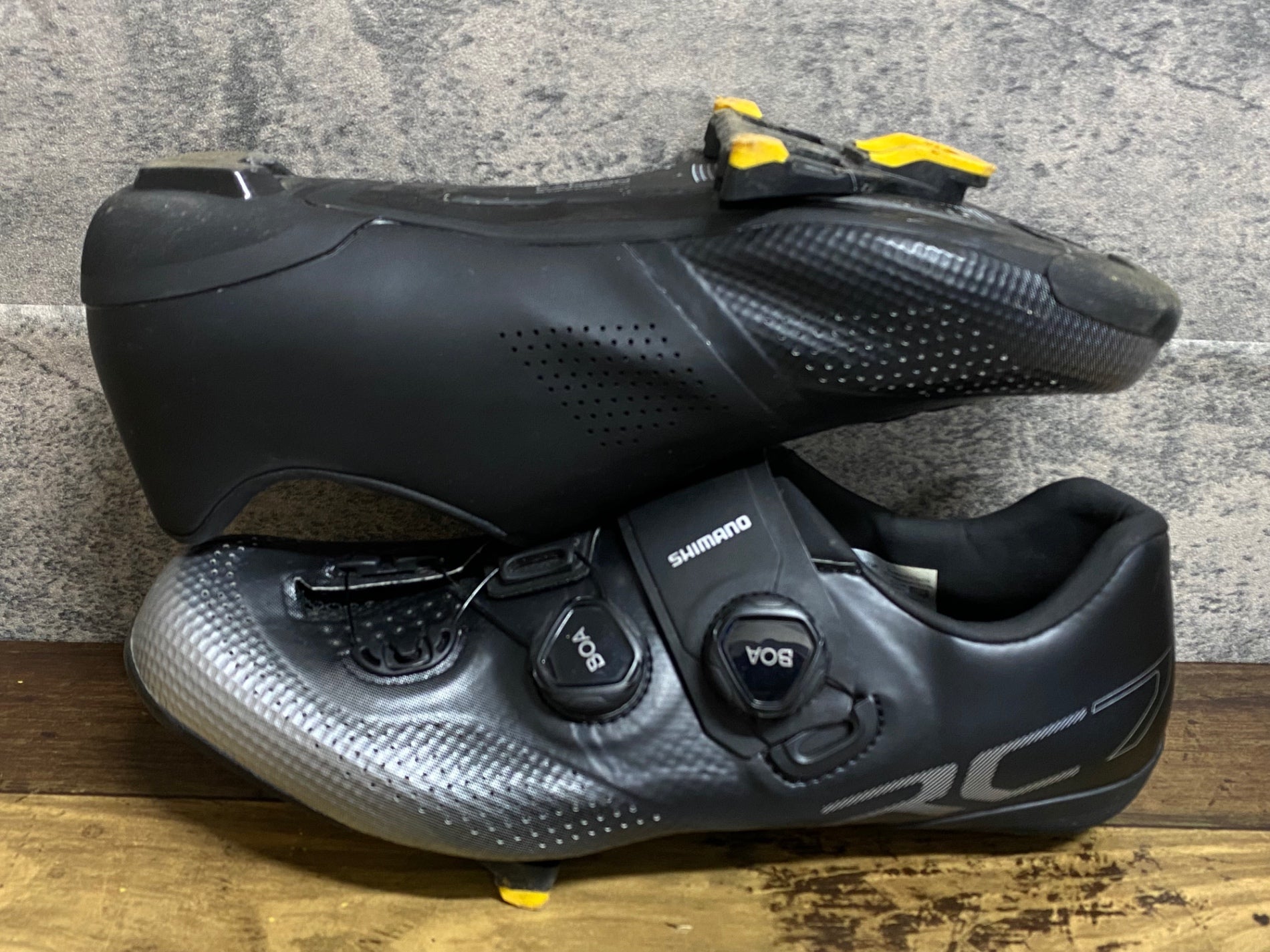 JN806 シマノ SHIMANO RC7 SHRC702M ビンディングシューズ 黒 EU42.5 3